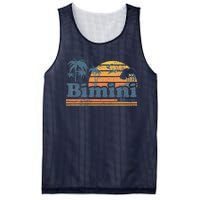 Bimini Bahamas Beach Summer Vacation Sun Vintage 70S Retro Mesh Reversible Basketball Jersey Tank