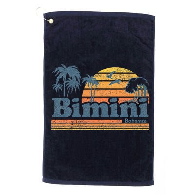 Bimini Bahamas Beach Summer Vacation Sun Vintage 70S Retro Golf Towel