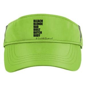 Bleach Blonde Bad Built Butch Body Adult Drive Performance Visor