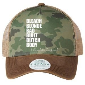 Bleach Blonde Bad Built Butch Body Legacy Tie Dye Trucker Hat