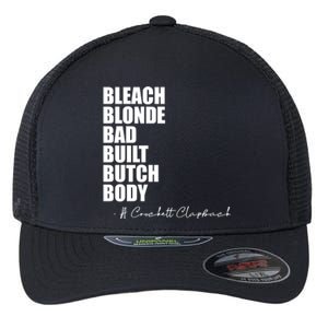 Bleach Blonde Bad Built Butch Body Flexfit Unipanel Trucker Cap