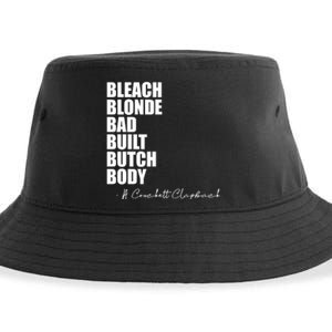 Bleach Blonde Bad Built Butch Body Sustainable Bucket Hat