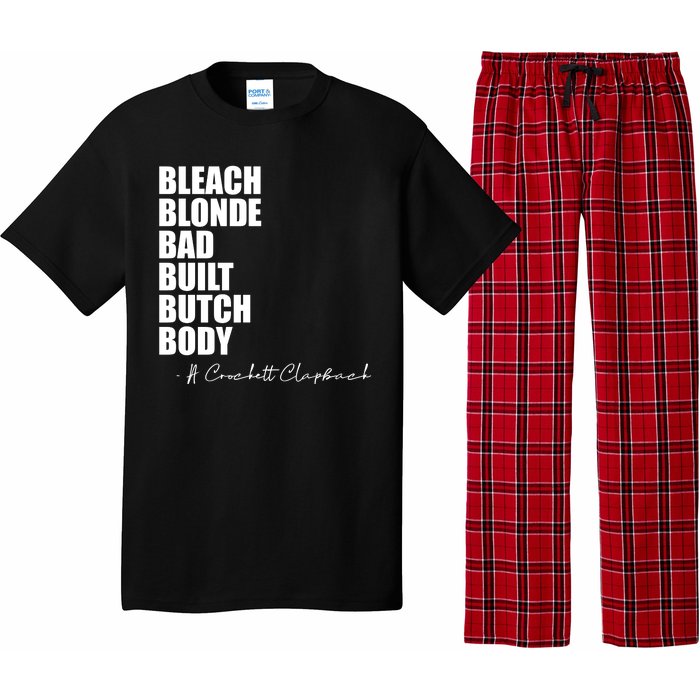 Bleach Blonde Bad Built Butch Body Pajama Set