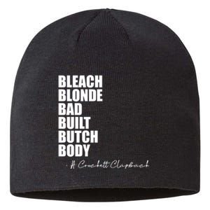 Bleach Blonde Bad Built Butch Body Sustainable Beanie