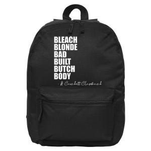 Bleach Blonde Bad Built Butch Body 16 in Basic Backpack