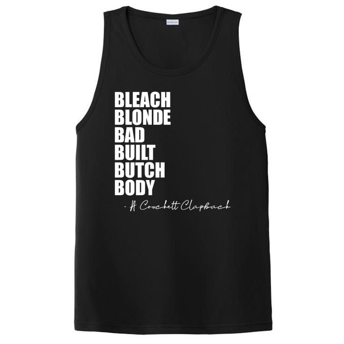 Bleach Blonde Bad Built Butch Body PosiCharge Competitor Tank