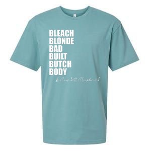 Bleach Blonde Bad Built Butch Body Sueded Cloud Jersey T-Shirt