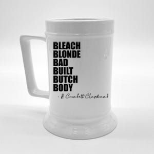 Bleach Blonde Bad Built Butch Body Beer Stein