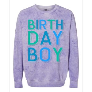 Birthday Birthday Colorblast Crewneck Sweatshirt