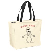 Bicken Bones Zip Tote Bag