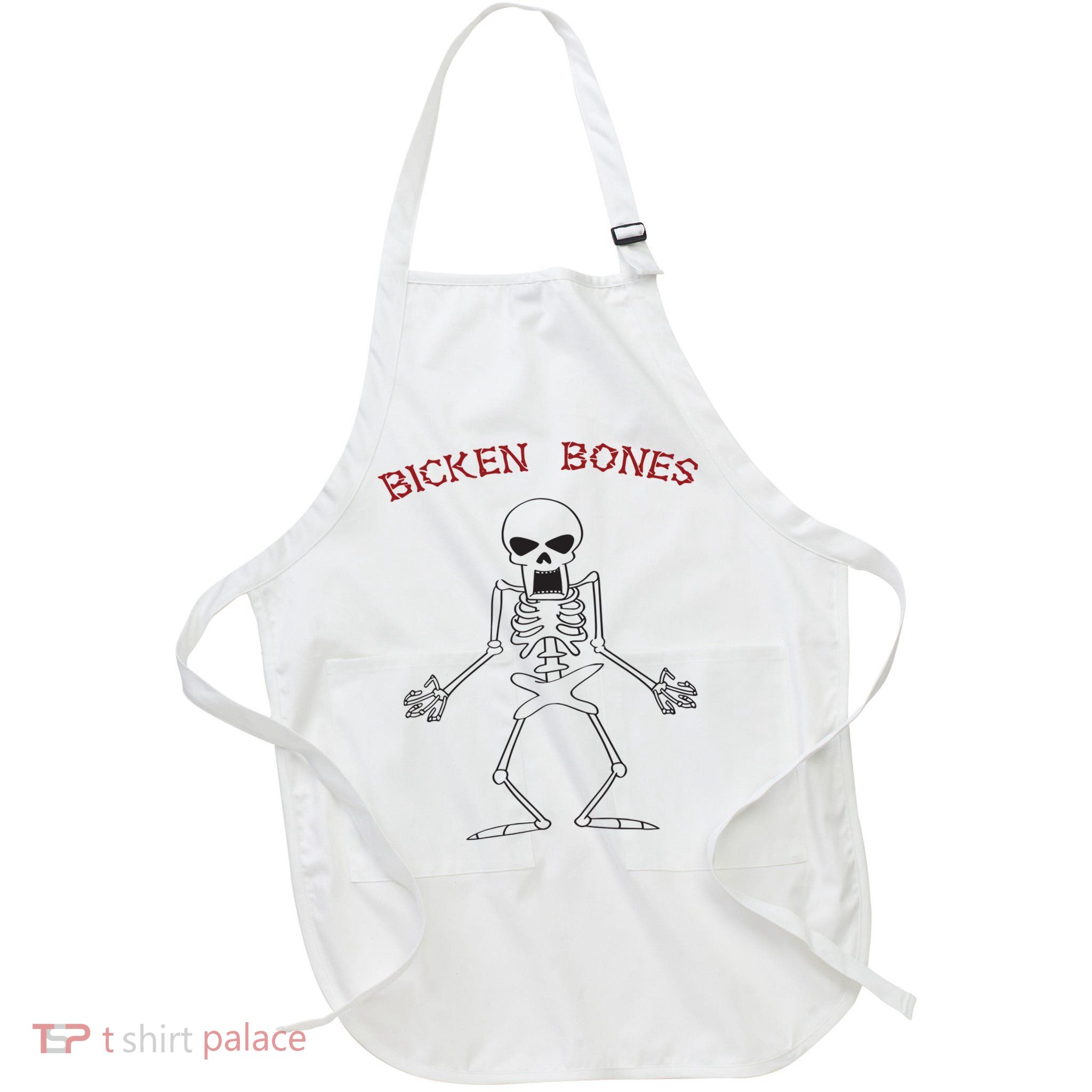 Bicken Bones Full-Length Apron With Pockets