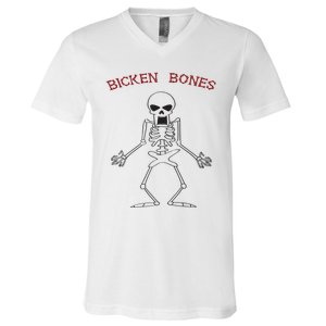 Bicken Bones V-Neck T-Shirt