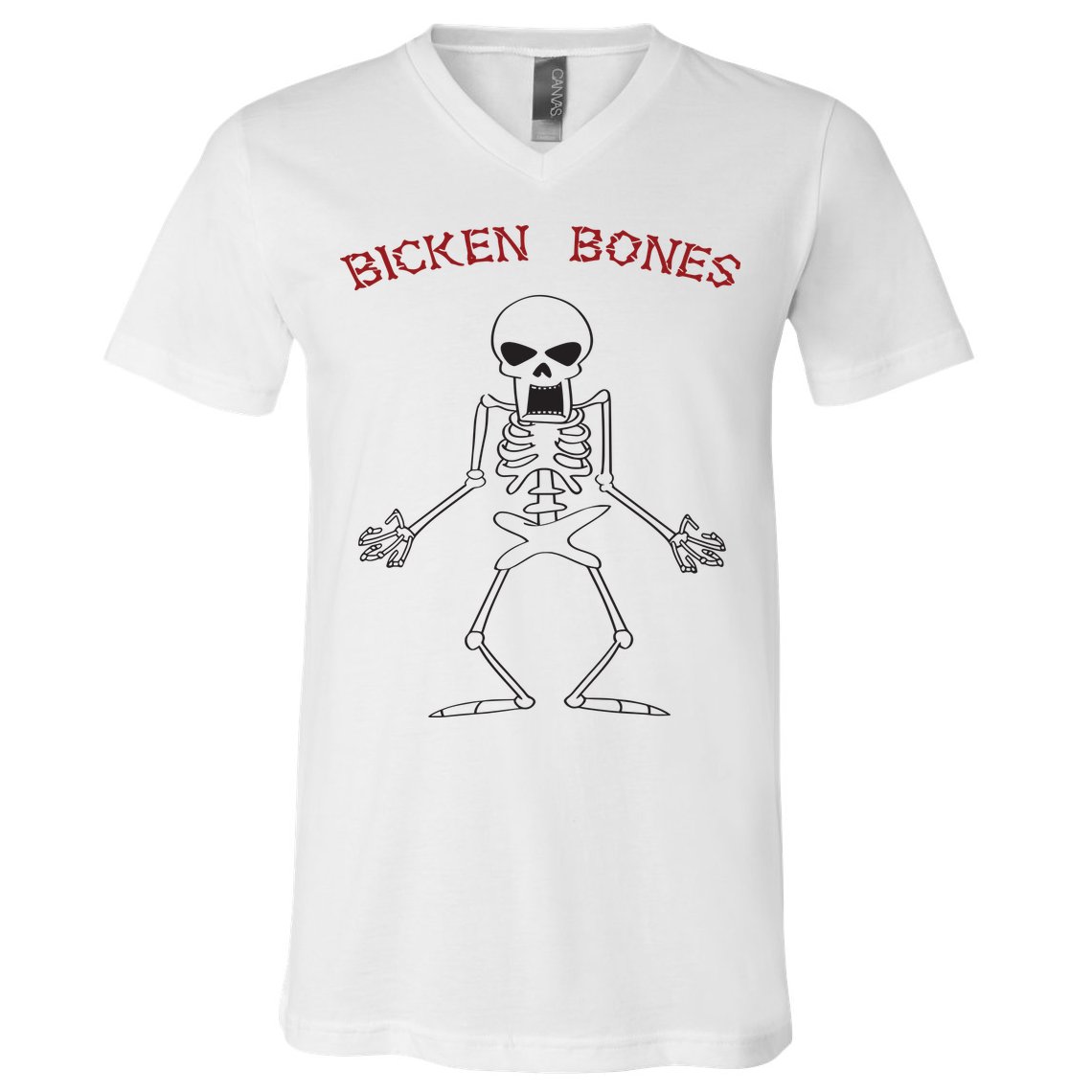 Bicken Bones V-Neck T-Shirt