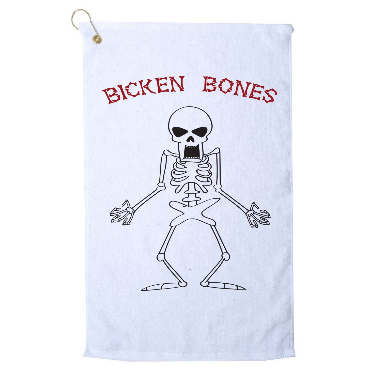 Bicken Bones Golf Towel