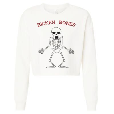 Bicken Bones Cropped Pullover Crew