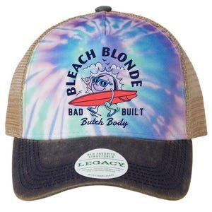 Bleach Blonde Bad Built Butch Body Legacy Tie Dye Trucker Hat