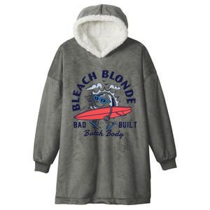 Bleach Blonde Bad Built Butch Body Hooded Wearable Blanket