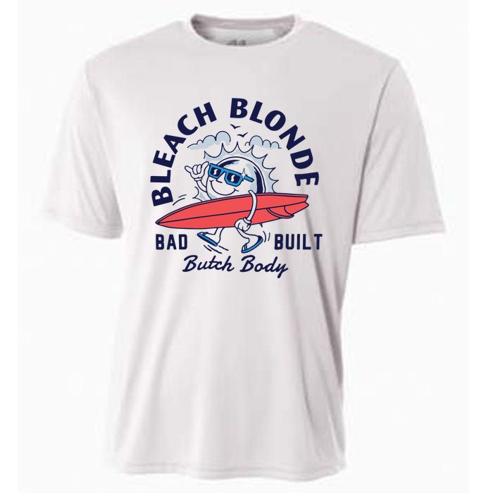 Bleach Blonde Bad Built Butch Body Cooling Performance Crew T-Shirt