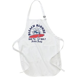 Bleach Blonde Bad Built Butch Body Full-Length Apron With Pockets