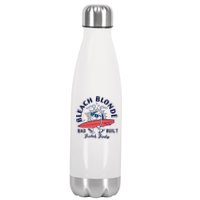 Bleach Blonde Bad Built Butch Body Stainless Steel Insulated Water Bottle