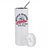 Bleach Blonde Bad Built Butch Body Stainless Steel Tumbler