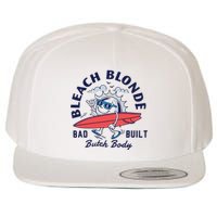 Bleach Blonde Bad Built Butch Body Wool Snapback Cap