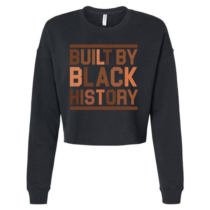 Built By Black History Cropped Pullover Crew