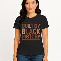 Built By Black History Womens T-Shirt