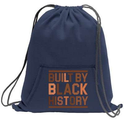 Built By Black History Sweatshirt Cinch Pack Bag