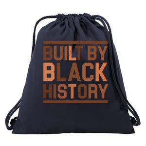 Built By Black History Drawstring Bag