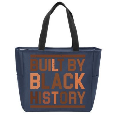 Built By Black History Zip Tote Bag