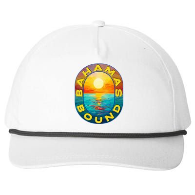 Bahamas Bound Snapback Five-Panel Rope Hat