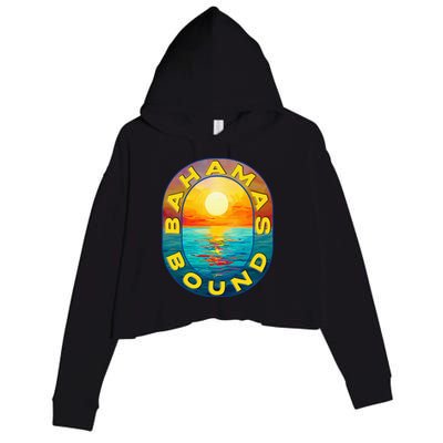 Bahamas Bound Crop Fleece Hoodie