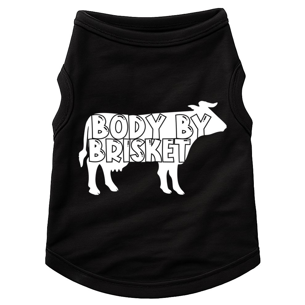 Body By Brisket Meat Bbq Grill Funny Backyard Grilling Gift Doggie Tank