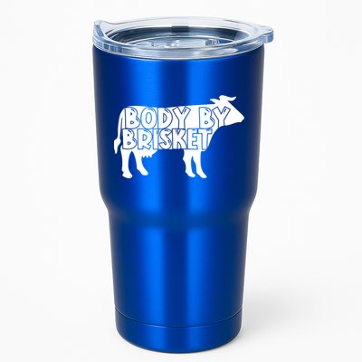 Body By Brisket Meat Bbq Grill Funny Backyard Grilling Gift Tumbler