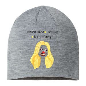 Bleach Blonde Bad Built Butch Body Sustainable Beanie