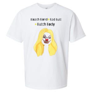 Bleach Blonde Bad Built Butch Body Sueded Cloud Jersey T-Shirt