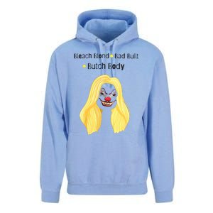 Bleach Blonde Bad Built Butch Body Unisex Surf Hoodie