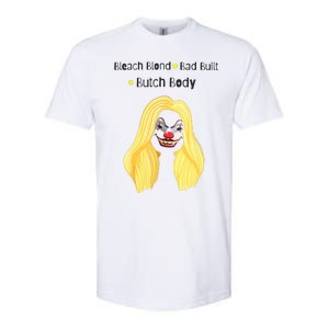 Bleach Blonde Bad Built Butch Body Softstyle CVC T-Shirt