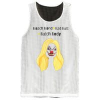 Bleach Blonde Bad Built Butch Body Mesh Reversible Basketball Jersey Tank