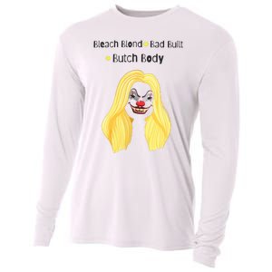 Bleach Blonde Bad Built Butch Body Cooling Performance Long Sleeve Crew