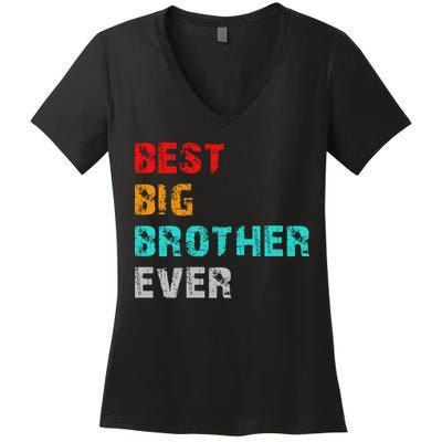 Best Big Brother Ever Women's V-Neck T-Shirt