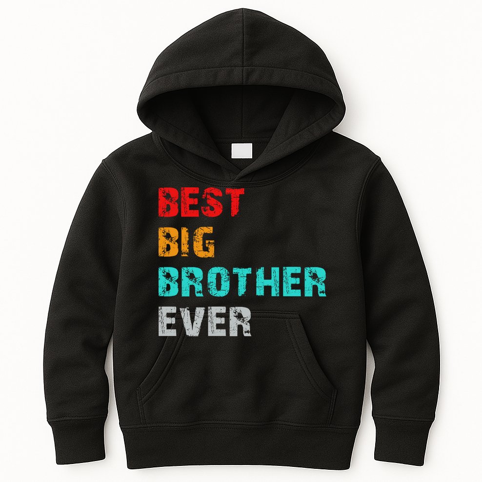 Best Big Brother Ever Kids Hoodie