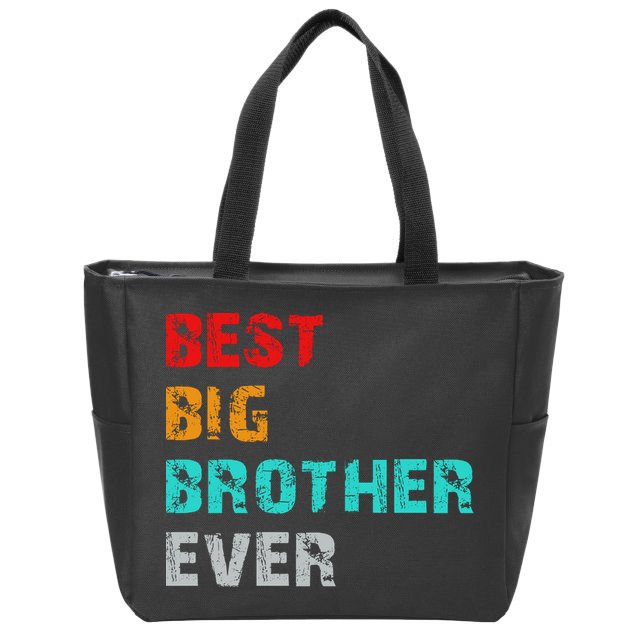 Best Big Brother Ever Zip Tote Bag
