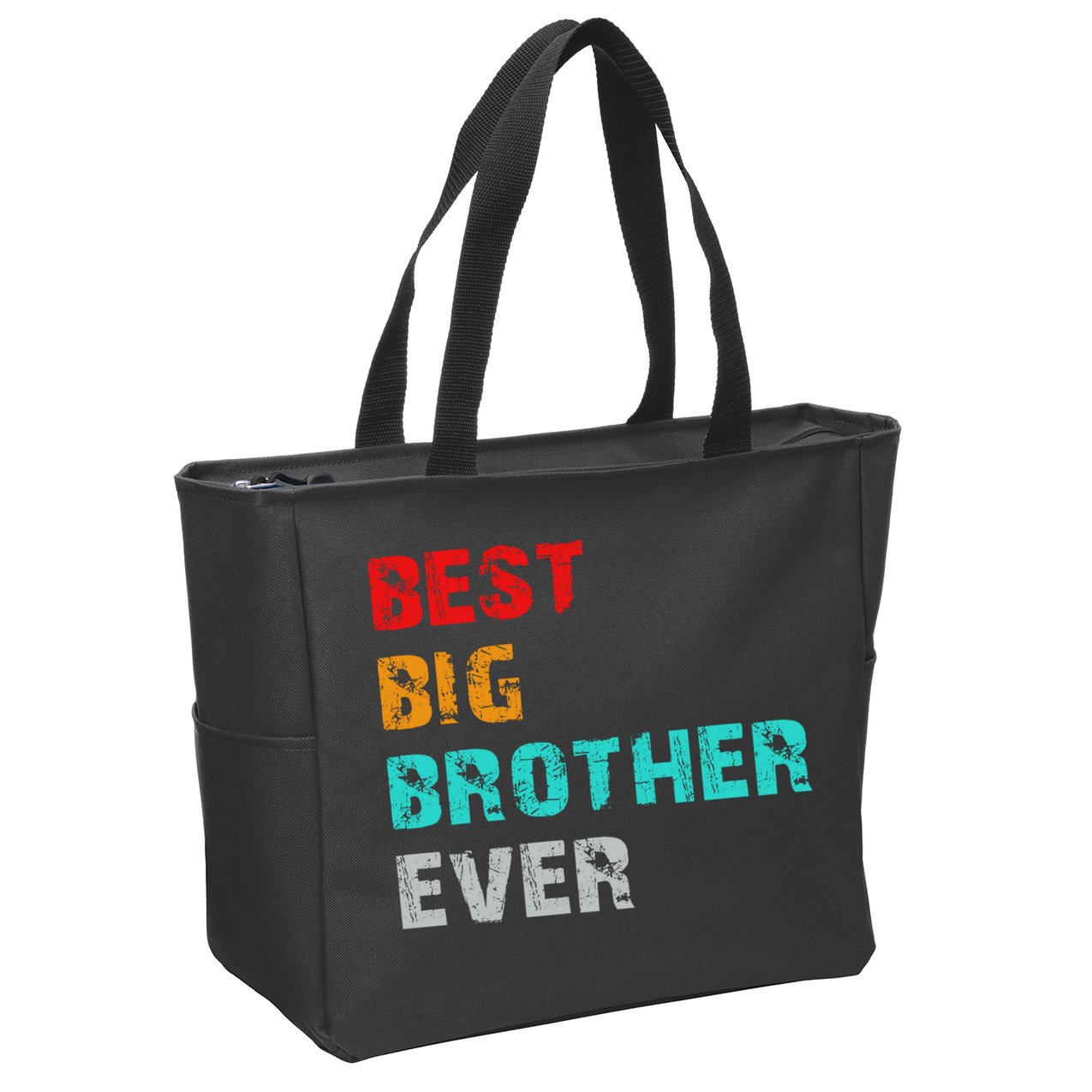 Best Big Brother Ever Zip Tote Bag