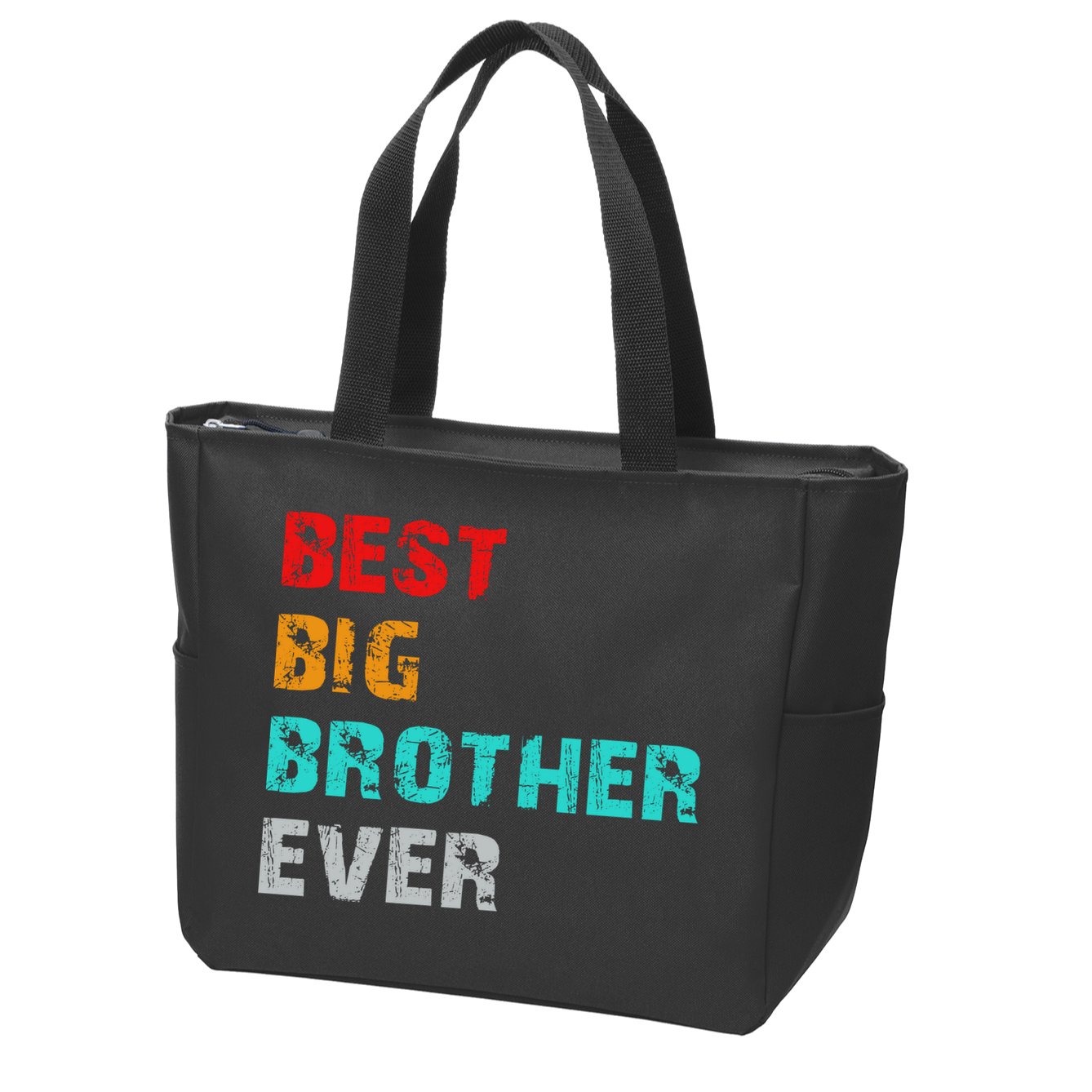 Best Big Brother Ever Zip Tote Bag