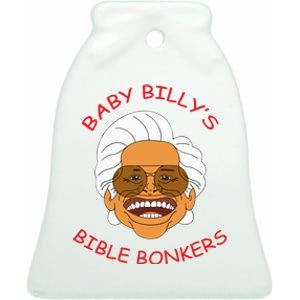 Baby Billys Bible Bonker Ceramic Bell Ornament