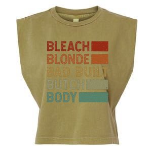 Bleach Blonde Bad Built Butch Body Garment-Dyed Women's Muscle Tee