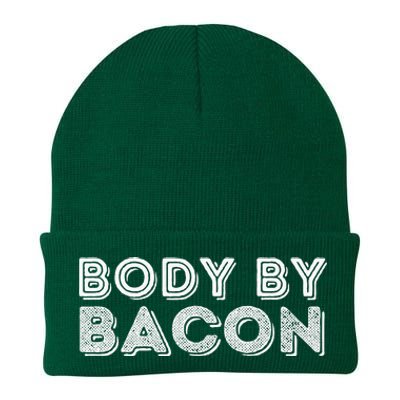 Body By Bacon Funny Bacon Lover & Foodie Knit Cap Winter Beanie