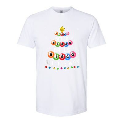 Bingo Balls Bingo All The Way Christmas Tree Funny Xmas Classic Softstyle® CVC T-Shirt